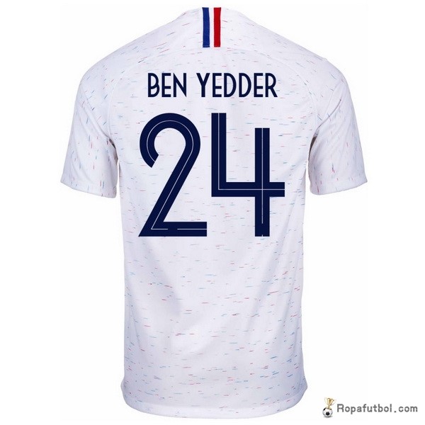 Camiseta Francia Replica Segunda Ropa Ben Yedder 2018 Blanco